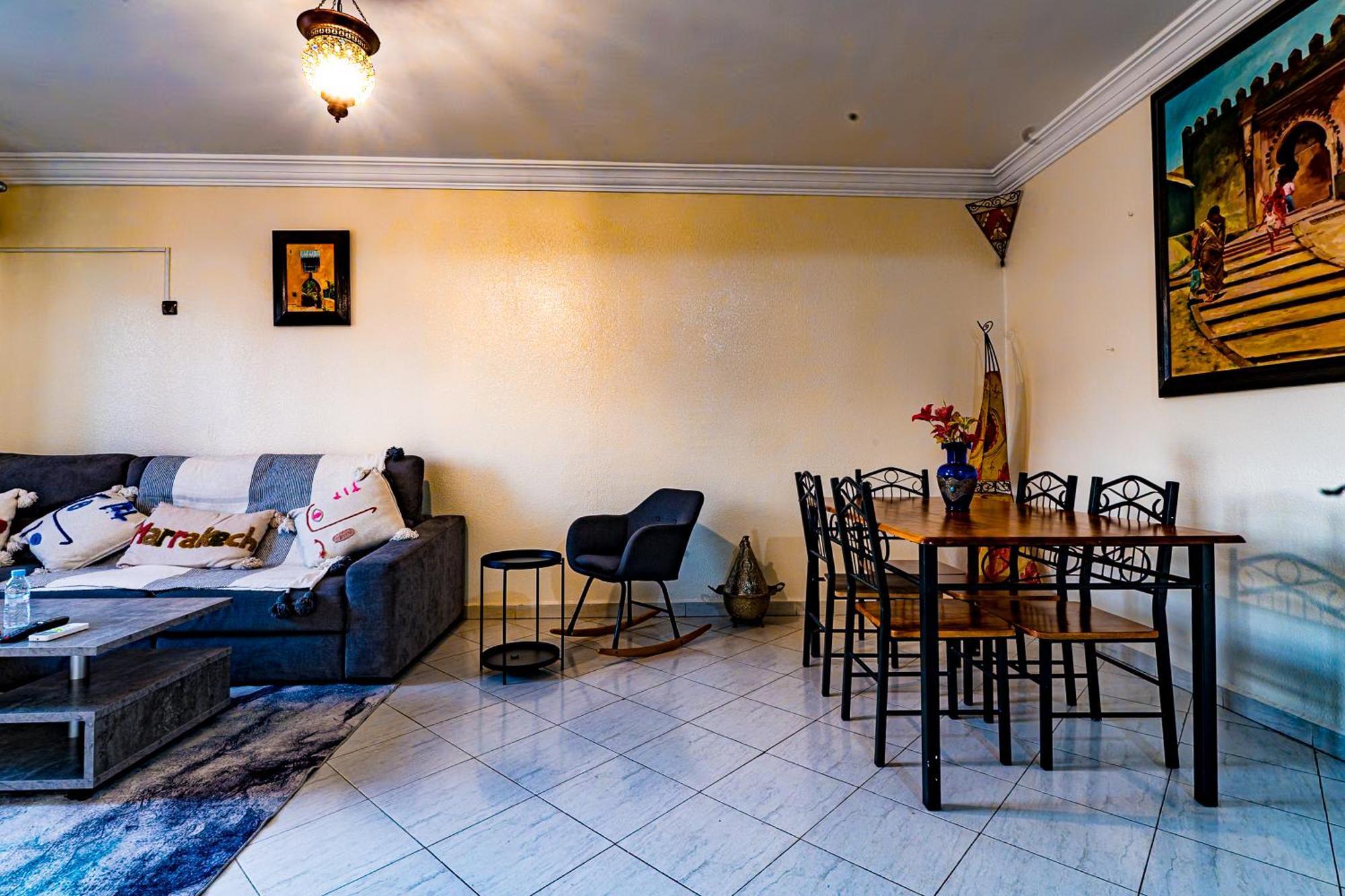 Dar Bouchra, Cozy Appartement, Centre Gueliz Marrakech 马拉喀什 外观 照片